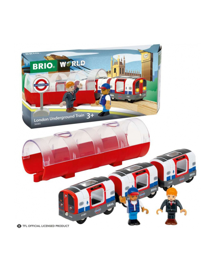 BRIO World London Underground with light and sound, toy vehicle główny