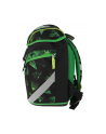 Herlitz primary school backpack SoftLight, school bag (Kolor: CZARNY/green, school pencil case with 16 parts, lazy bag, sports bag, 1x Velcro application, 1 felt pendant ''turtle'') - nr 1