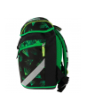 Herlitz primary school backpack SoftLight, school bag (Kolor: CZARNY/green, school pencil case with 16 parts, lazy bag, sports bag, 1x Velcro application, 1 felt pendant ''turtle'') - nr 24