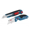 bosch powertools Bosch cutter knife set Professional, 2-piece, carpet knife (blue, for snap-off blades and trapezoidal blades) - nr 14
