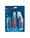 bosch powertools Bosch professional knife set, 3 pieces, carpet knife (blue, for snap-off blades and trapezoidal blades) - nr 4