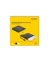 DeLOCK External enclosure for 5.25 Slim Sata drives 12.7 mm to USB-A connector, drive enclosure (Kolor: CZARNY) - nr 1