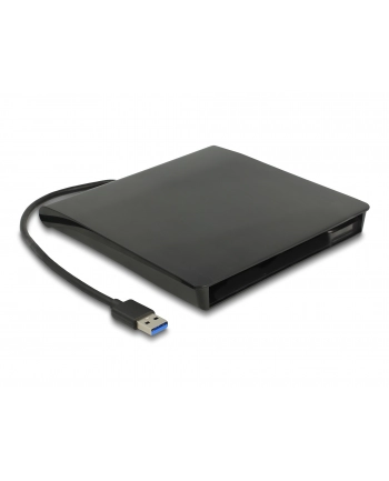 DeLOCK External enclosure for 5.25 Slim Sata drives 12.7 mm to USB-A connector, drive enclosure (Kolor: CZARNY)