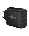 goobay USB-C PD dual fast charger 45 watts (Kolor: CZARNY, 1x USB-A, 1x USB-C PD, GaN technology) - nr 4