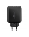 goobay USB-C PD dual fast charger 45 watts (Kolor: CZARNY, 1x USB-A, 1x USB-C PD, GaN technology) - nr 5