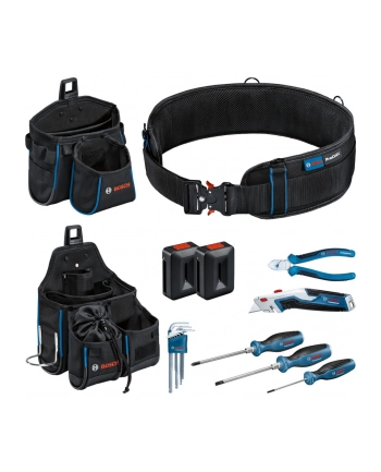bosch powertools Bosch tool belt and hand tool set Professional (Kolor: CZARNY, ProClick system, including 14-piece tool set) nr 1