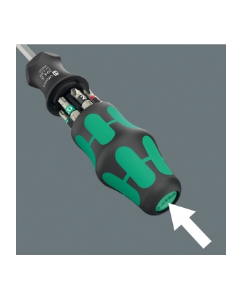 Wera bit set Kraftform Kompakt 27 XL Universal 1 (Kolor: CZARNY/green, 7 pieces, integrated magazine) nr 1