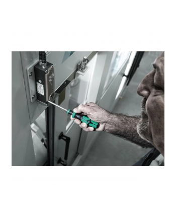 Wera Kraftform Kompakt 838 RA-R M Set 1, with ratchet function, bit set (Kolor: CZARNY/green, 1/4, 15 pieces) nr 2