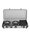 Campingaz Camping Kitchen 2 Multi Cook, gas cooker (grey, 2 hobs 2x 1.8 kW + grill plate 0.9 kW) - nr 2