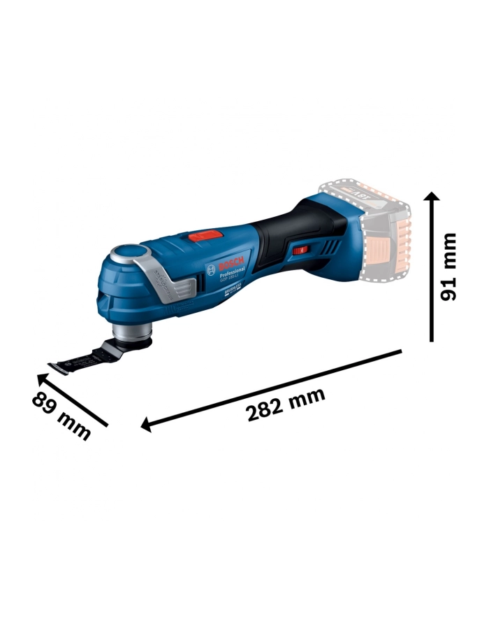 bosch powertools Bosch Cordless Multi-Cutter GOP 18V-34 Solo Professional, 18Volt, multifunctional tool (blue/Kolor: CZARNY, without battery and charger) główny
