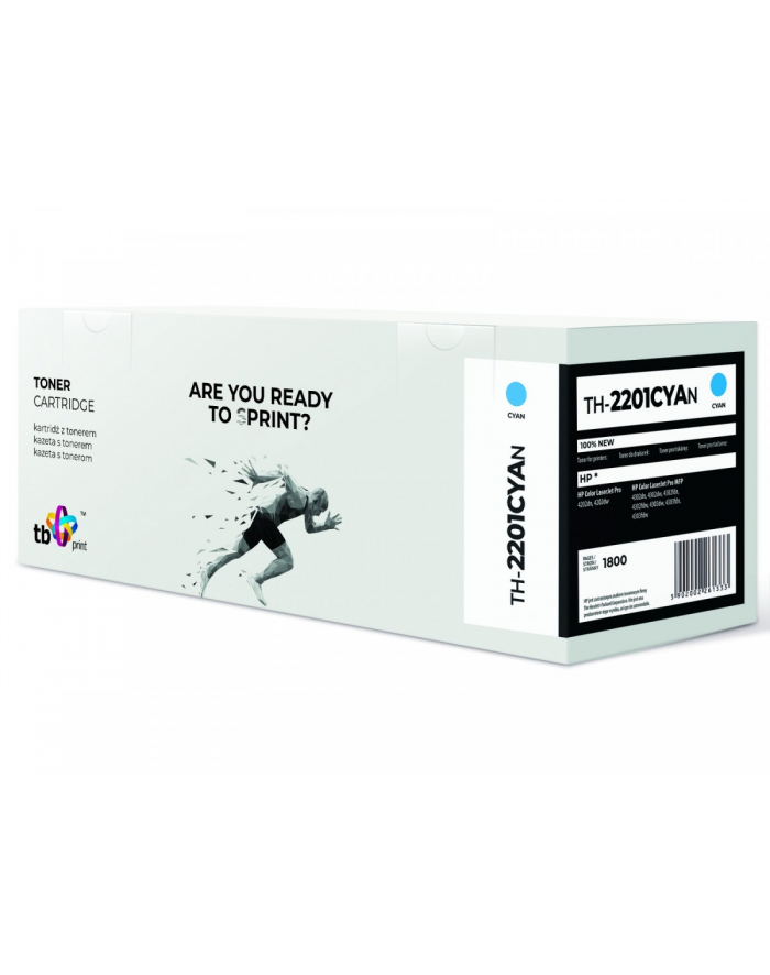 tb print Toner do HP Color LaserJet Pro 4202 W2201A TH-2201CYAN 100% nowy cyan główny