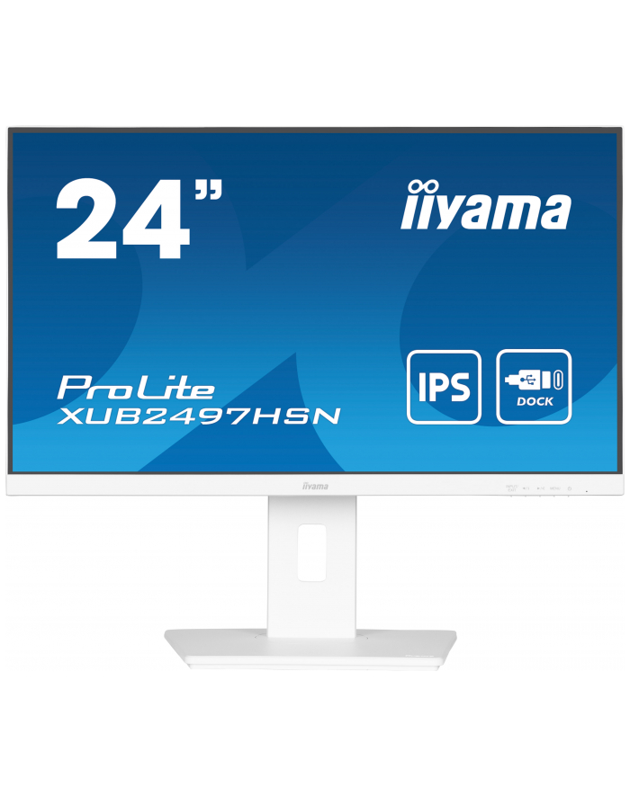 iiyama Monitor 24 cale XUB2497HSN-W1 IPS,USB-C Dock,HDMI,DP główny