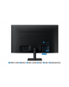 samsung Monitor 32 cale SMART M70D VA 3840x2160 UHD 16:9 2xHDMI 3xUSB 2.0 1xUSB-C (65W) 4ms 60Hz WiFi/BT głośniki płaski 2Yd2d - nr 56