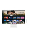 samsung Monitor 32 cale SMART M80D VA 3840x2160 UHD 16:9 1xHDMI 1xUSB-C (65W) 2xUSB 2.0 4ms WiFi/BT HAS+PIV Webcam głośniki płaski biały 2Yd2d - nr 11