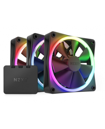 Zestaw 3 Wentylatory NZXT F120 RGB Kontroler