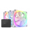 Zestaw 3 Wentylatory NZXT F120 RGB Kontroler Biały - nr 4