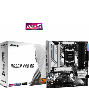 asrock Płyta główna B650M PRO RS AM5 4DDR5 HDMI/DP mATX