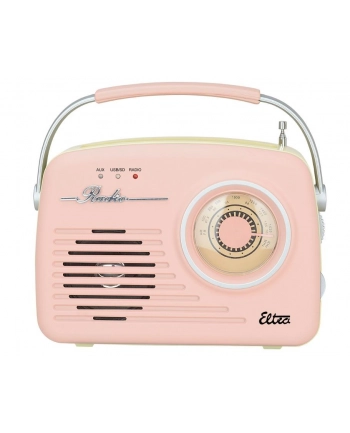 eltra Radio LUIZA RETRO SP-11 MP3 USB SD Różowe nr 1