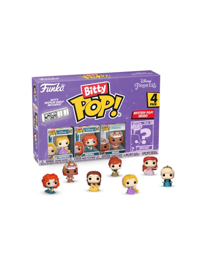 inni PROMO FUNKO POP FIGURKA Bitty Pop Disney Księżniczki 4-pack 73030 główny