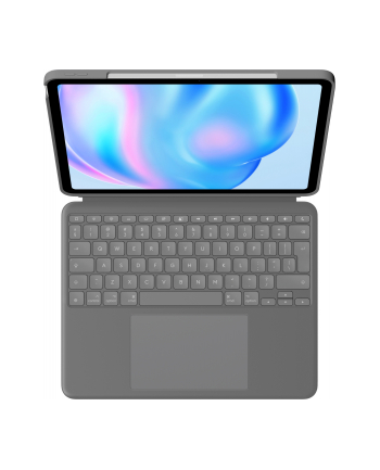 logitech Etui z klawiaturą Combo Touch iPad Air 11 M2 US Oxford szary