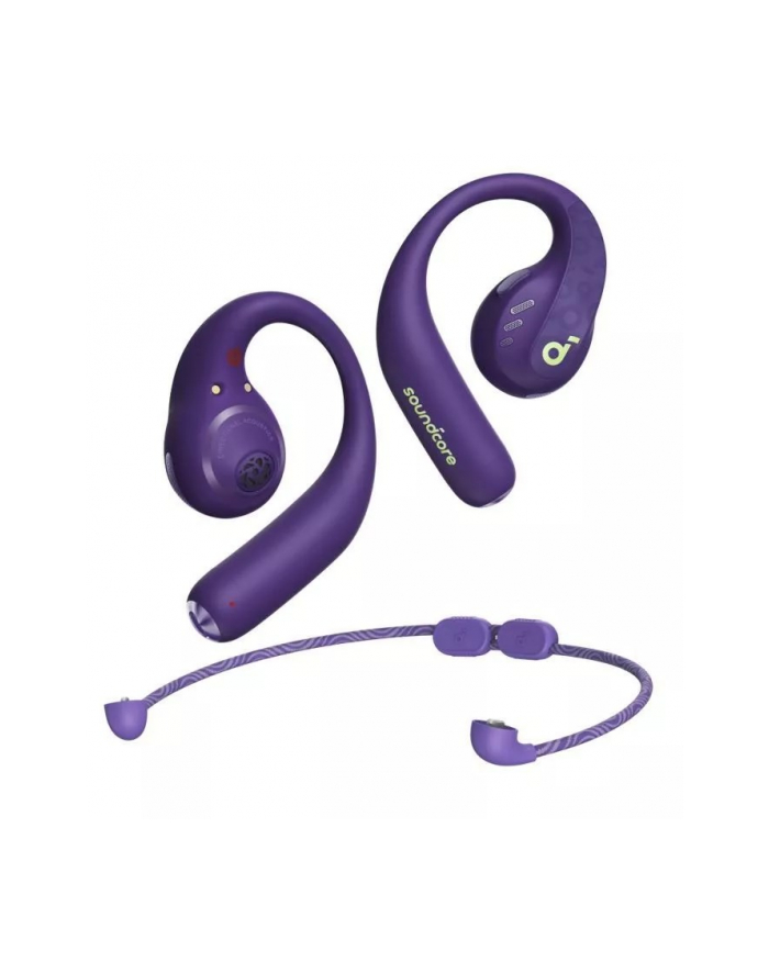 Słuchawki bezprzewodowe Soundcore o otwartej konstrukcji AeroFit Pro Fioletowe główny