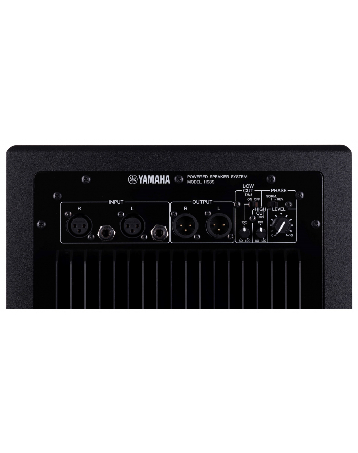 Yamaha HS8S - Aktywny 8-calowy subwoofer z systemem Bass Reflex główny