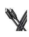 axagon BUCM32-CM15A Kabel USB-C - USB-C 3.2 Gen 2, 1.5m, PD 100W, 5A, 4K HD, ALU, oplot, czarny - nr 27