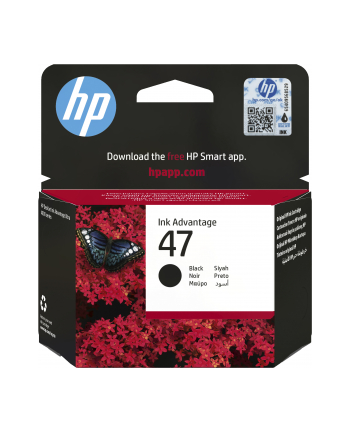 hp inc. Tusz 47 6ZD21AE czarny