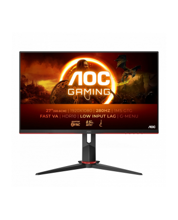 aoc Monitor 27G2ZN3 27 cali Fast VA 280Hz HDMIx2 DP Pivot