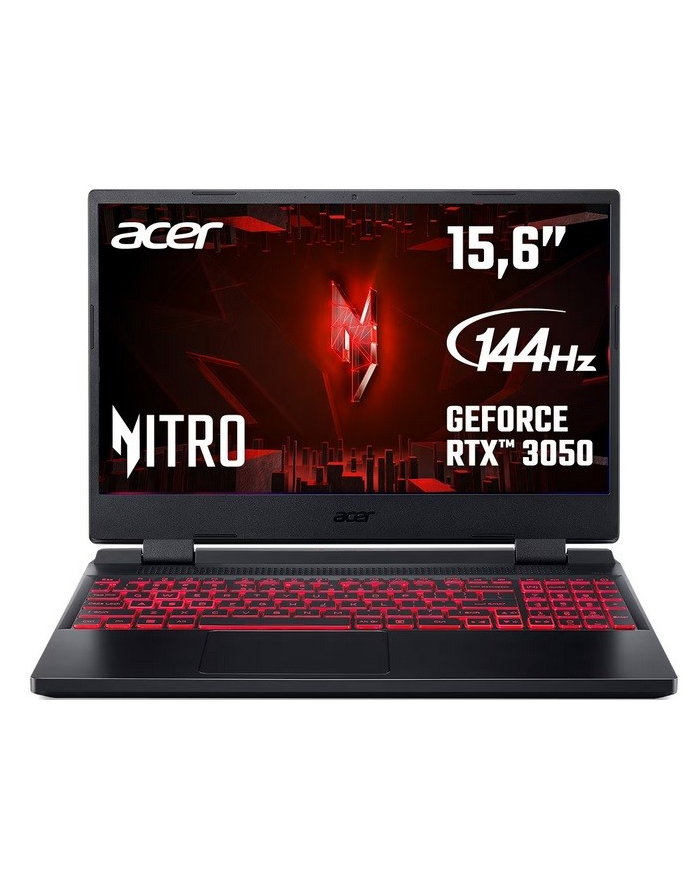 Laptop Notebook Gaming Acer Nitro 5 AN515-58-72EP i7-12650H/15.6FHD IPS 144Hz/16GB/512GB/RTX 3050 4GB/NoOS/Black główny