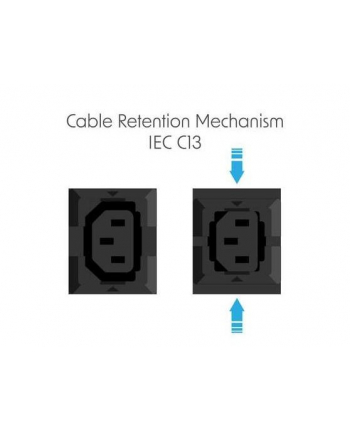powerwalker Listwa zasilająca rack pdu 19'  16a 20x iec c13 4x iec c19 3m   IEC C20 pionowa czarna