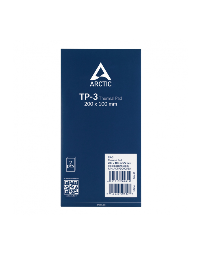 Thermopad Arctic TP-3 200x100mm 0.5mm 2szt (ACTPD00058A) główny