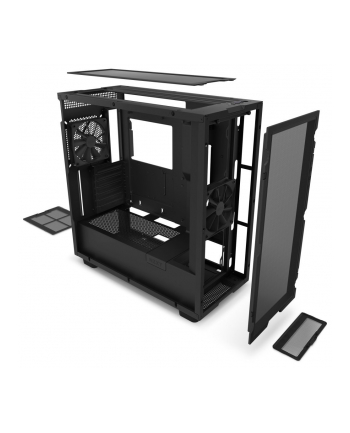 Nzxt H7 Flow 2024 All Czarny Miditower Czarny (CMH72FB01)