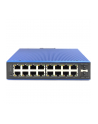 DIGITUS Przemysłowy, zarządzany przełącznik Gigabit Ethernet PoE, 16+2 porty, L2  DN-651159 - nr 16