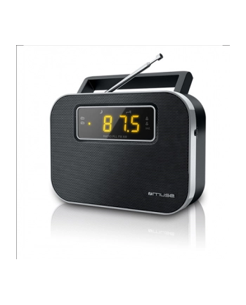 Muse M-081R Funkcja alarmu 2-pasmowe radio przenośne PLL Czarny nr 1