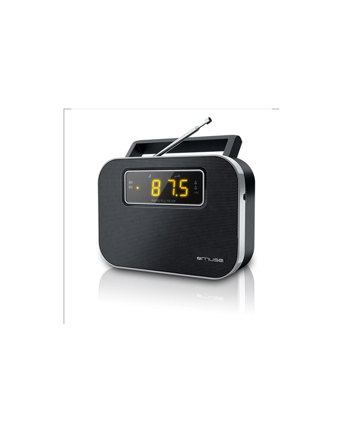 Muse M-081R Funkcja alarmu 2-pasmowe radio przenośne PLL Czarny główny