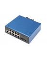 DIGITUS Przemysłowy przełącznik Gigabit Ethernet PoE, 8+2 porty, zarządzalny na warstwie łącza danych (L2) DN-651157 - nr 10