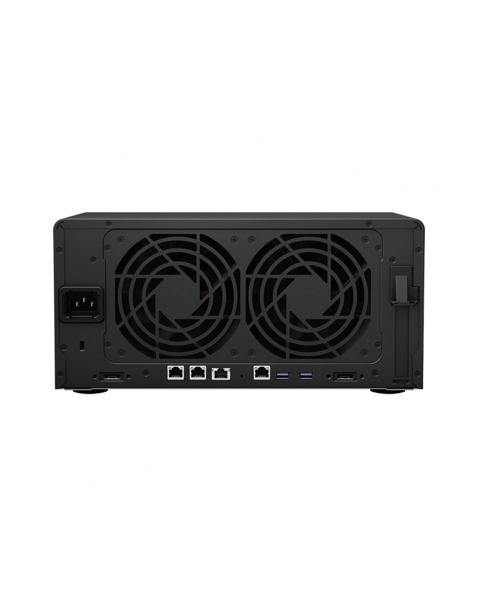 NAS Synology DS1823xs+; Tower; 8x (35''; SATA HDD/25''; SATA SSD); AMD Ryzen V1780B, 8 GB DDR4 ECC SODIMM (max 32GB), 2x 1GbE RJ-45, 1x 10GbE RJ-45 główny