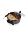 TRISTAR Trójgwiazda - wielofunkcyjna patelnia grillowa XL | PZ-9135 | Średnica 30 cm | Grill | 1500 W | Pokrywka w zestawie | Uchwyt stały | Czarny - nr 22