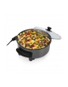 TRISTAR Trójgwiazda - wielofunkcyjna patelnia grillowa XL | PZ-9135 | Średnica 30 cm | Grill | 1500 W | Pokrywka w zestawie | Uchwyt stały | Czarny - nr 42