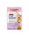 purina nestle PURINA Cat Chow Sensitive łosoś i cukinia - mokra karma dla kota - 4x85g - nr 1