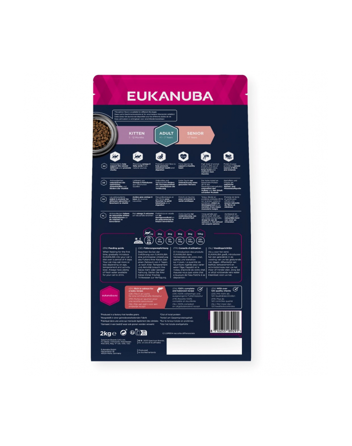 (wersja europejska)KANUBA Grain Free adult salmon - sucha karma dla kota - 2 kg główny