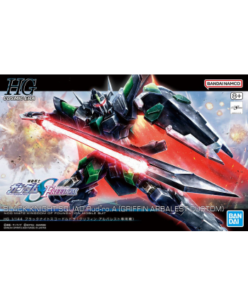 bandai HGCE 1/144 BLACK KNIGHT SQUAD RUD-ROA (GRIFFIN ARBALEST CUSTOM)