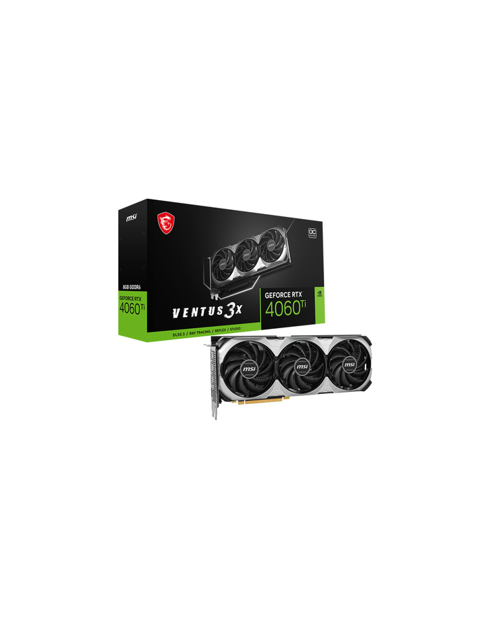 no name VGA PCIE16 RTX4060TI 8GB GDDR6/RTX4060TI VEN 3X E 8G OC MSI główny