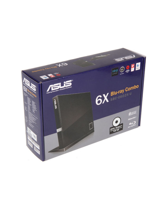 asus SBC-06D2X-U USB20/EXT 6X SLIM BLURAY COMBO DRIVE IN główny