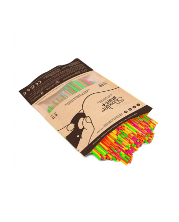 3DOODLER START FILAMENT ECO 25MM, 250 SZTUK, 5 KOLORÓW (NEON CZERW,POM,ZIEL,RÓŻ,ZÓŁĆ), NEON GLOW 3DS-ECO-MIX3-250