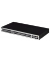 D-LINK DGS-1210-52, Gigabitowy inteligentny przełącznik z 48 portami 10/100/1000Base-T i 4 portami Gigabit MiniGBIC (SFP), 8023x Flow Control, 8023ad Link Aggregation, 8021Q VLAN, 8021p Priority Queues, Port Mirroring, obsługa Jumbo Frame, 8021D - nr 10