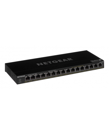 Switch Netgear GS316P-100(wersja europejska)S 16p PoE 115W* (PoE+: 16p) Unmanaged Gigabit