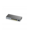 Switch Zyxel GS1350-6HP 6p PoE (PoE+: 3;PoE++: 2) 60W Managed Gigabit - nr 1