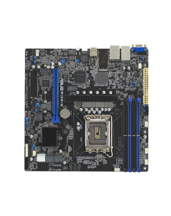 Płyta główna Asus P13R-M 1x LGA1700 Intel Xeon E-24XX C262 (4xDIMM, 8x SATA, 1xM2, 2x1GbE, ASMB11-iKVM, mATX) główny